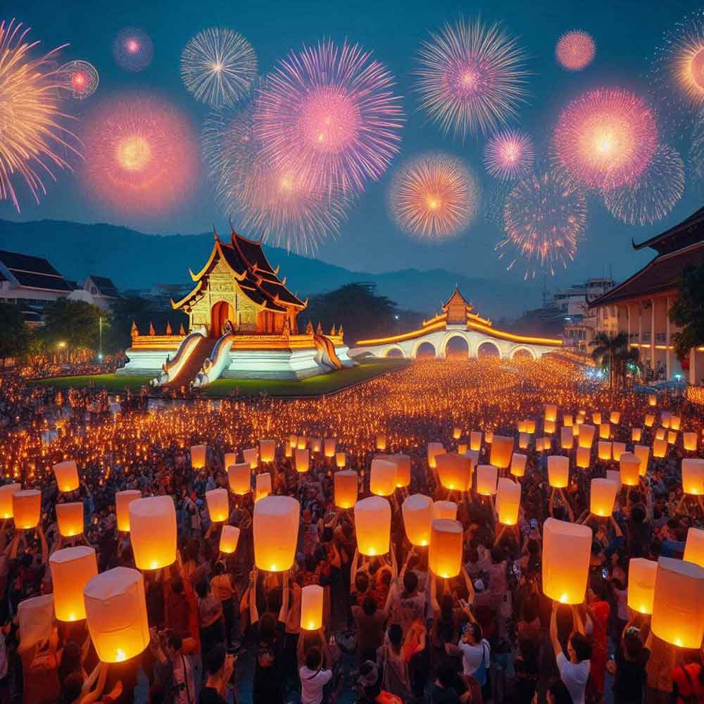 Chiang Mai New Year EVE 2025 Thailand