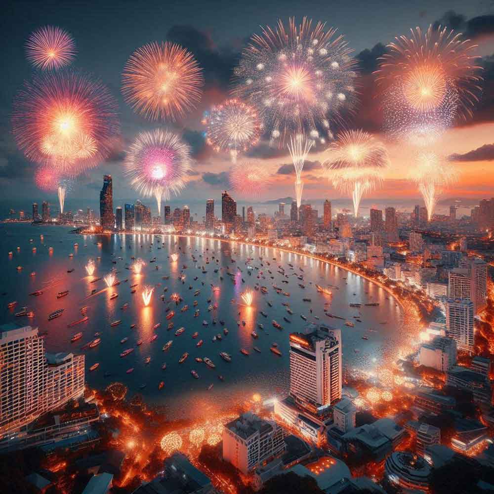 Pattaya New Years Eve 2025 Thailand