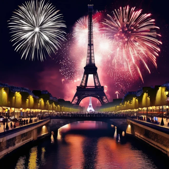 New Years EVE 2025 Paris, France Celebration & Fireworks