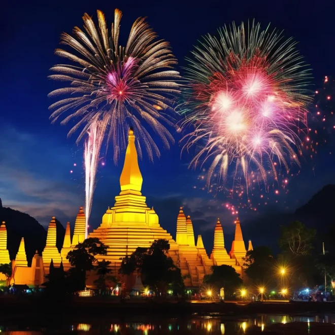 New Years Eve 2025 In Laos, Celebration & Fireworks