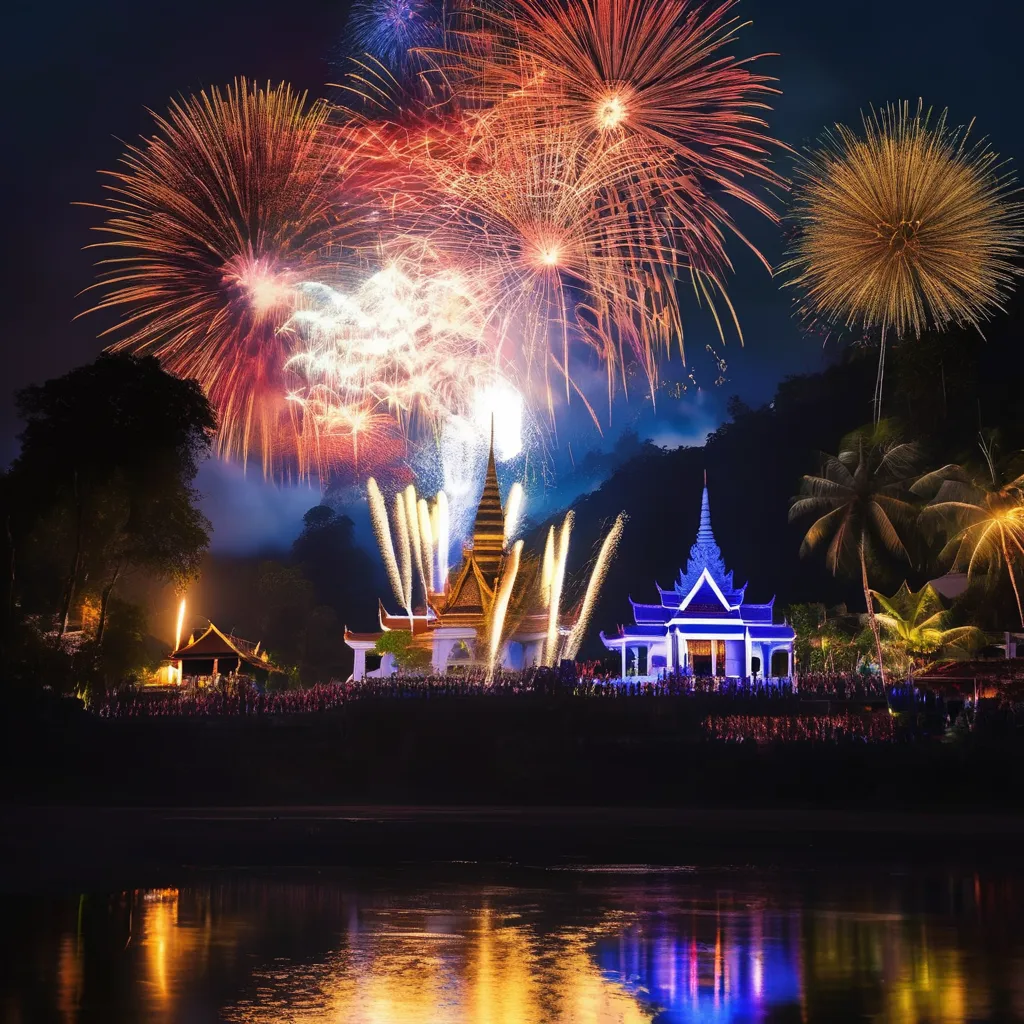 New Years Eve 2025 In Luang Prabang Laos New Years EVE 2025 Laos booking to best hotels, parties dinner, Nye events, countdown firework, packages, best place to celebrate New Year
